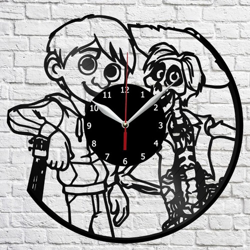 Coco vinyl record wall clock - coco,