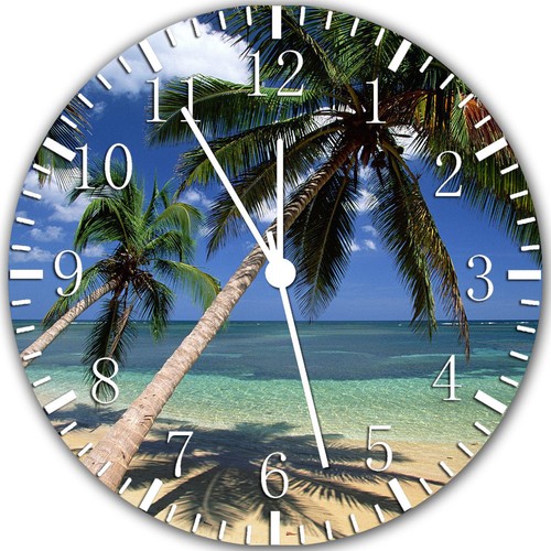Palm tree beach frameless - palm,