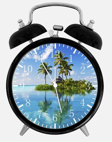 Palm tree beach alarm - alarm, desk