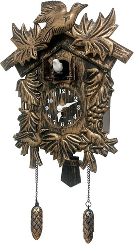 Chiming cookoo clock brown - clock,