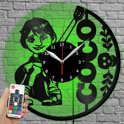 Led clock coco vinyl - clock, record